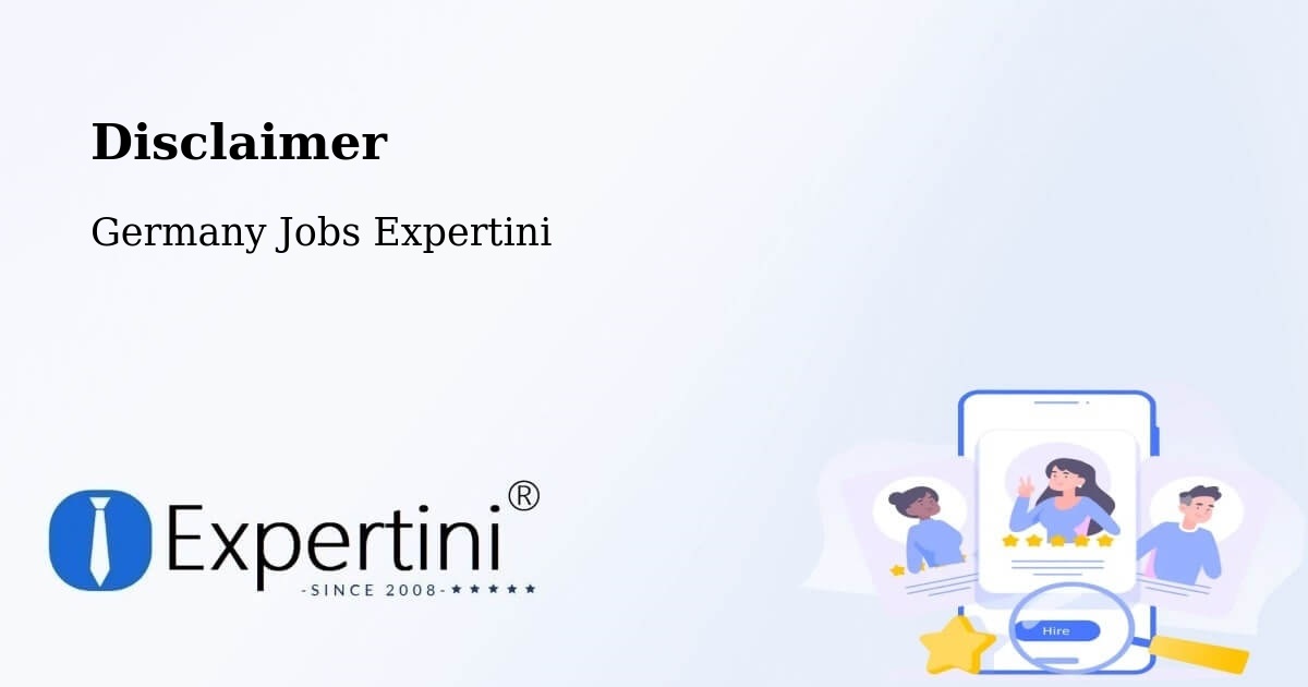 Disclaimer – Bad Lauchstädt - Germany Jobs Expertini